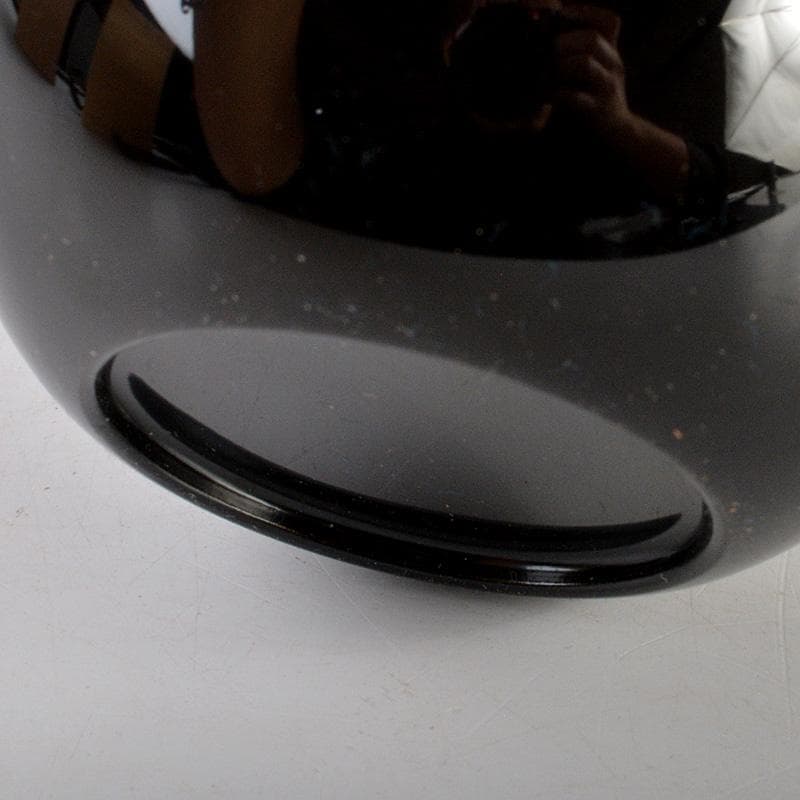 茶道具　平安　熊谷秀穂作　雪月花蒔絵　螺鈿装飾　黒内朱　中棗　共箱　V　6306