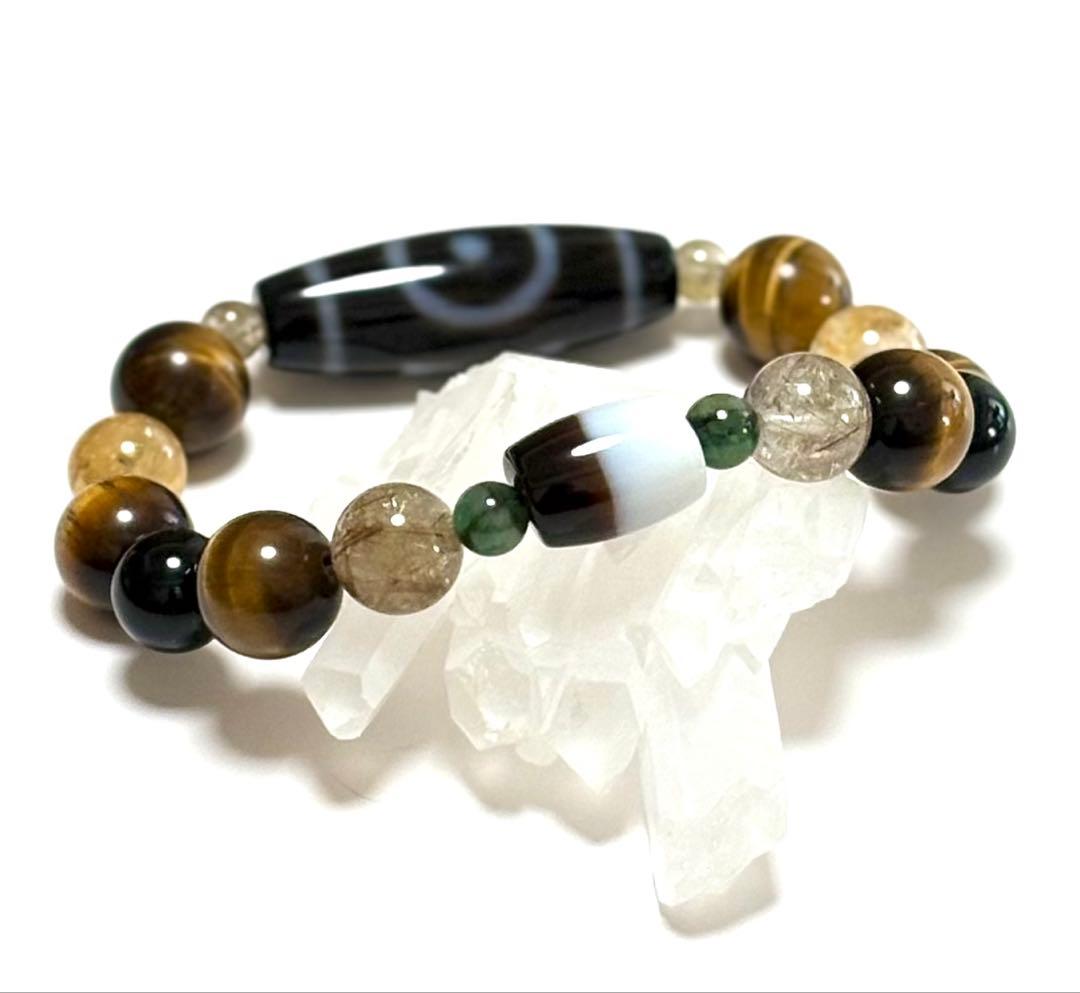 ⭐️チベット高級至純 星辰天珠 & 黒白天珠ブレスレット