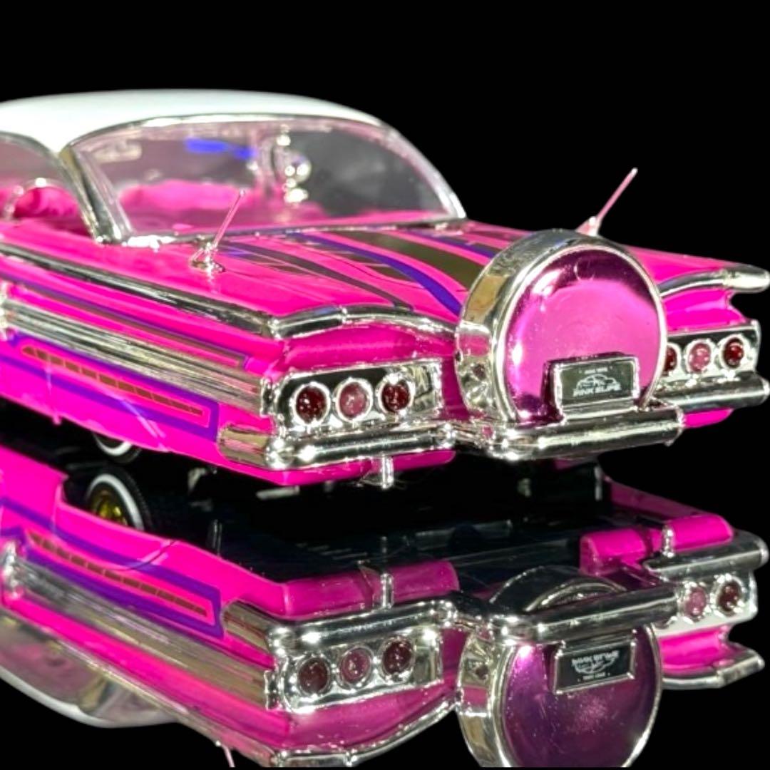 Jada Toys《 '60 シボレー インパラ ローライダー 桃 》 #開封品