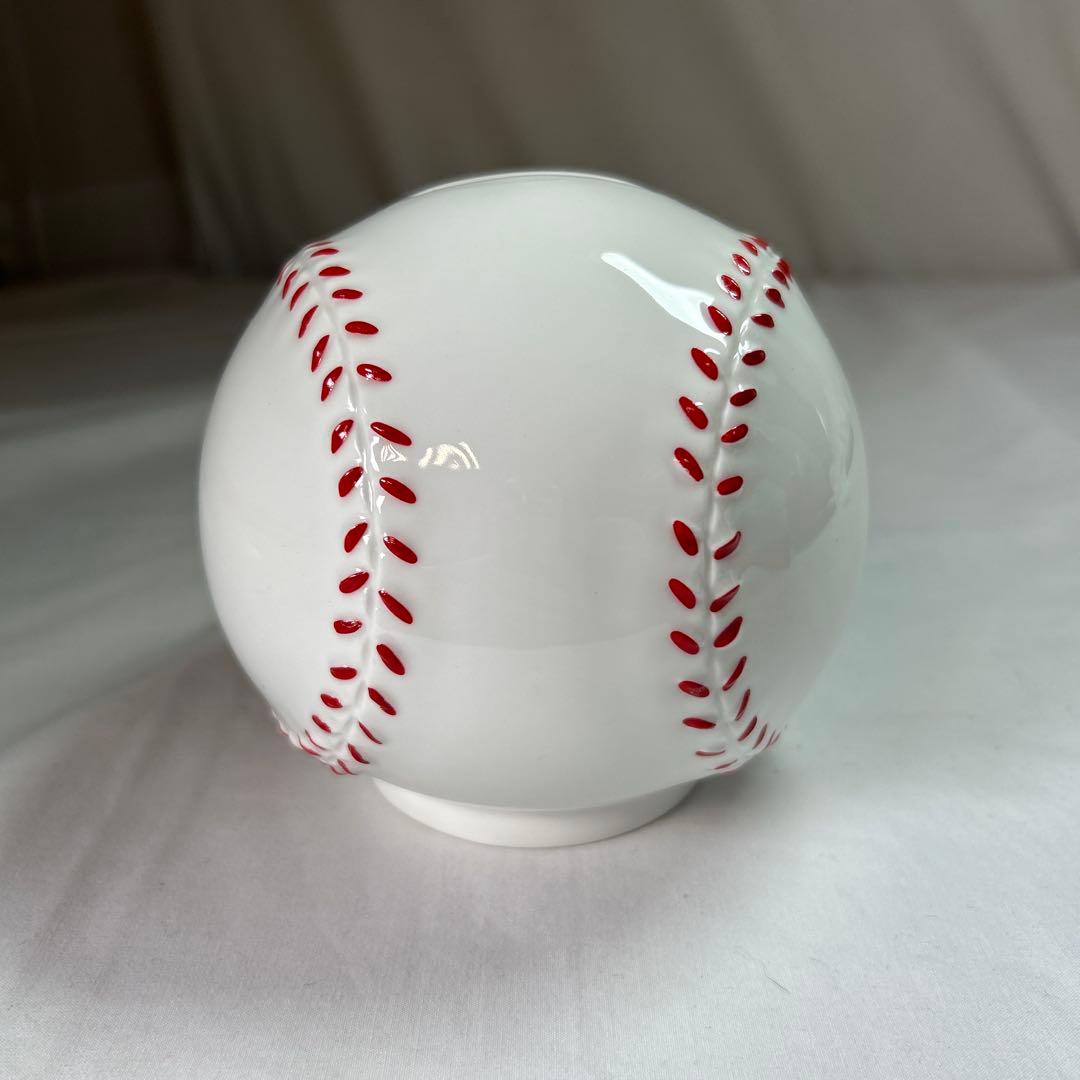 【iy/1.6/18】Tiffany & Co. 野球ボール型貯金箱