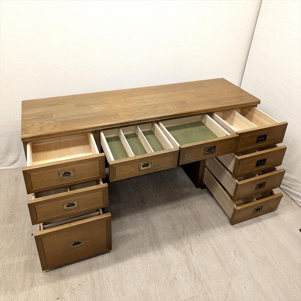 美品　久和屋　ドレッシングチェスト　キャビネット　机　デスク　収納棚　チェスト