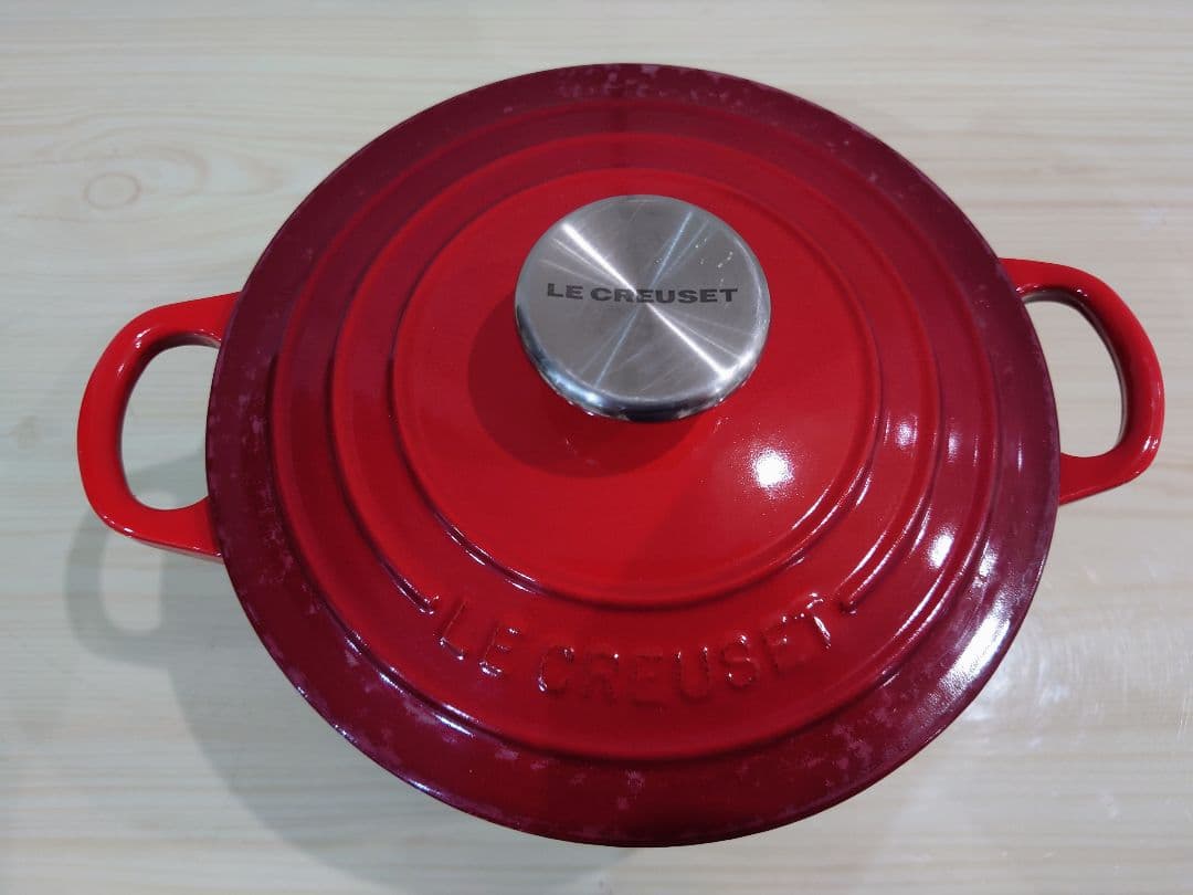 LE CREUSET　ココット　18cm　赤　両手鍋