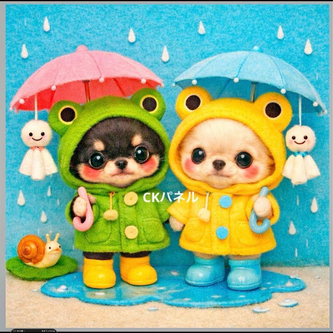 激レアポメラニアン、パグ、柴犬、チワワ、ダックス、トイプーパネル生地ハンドメイド