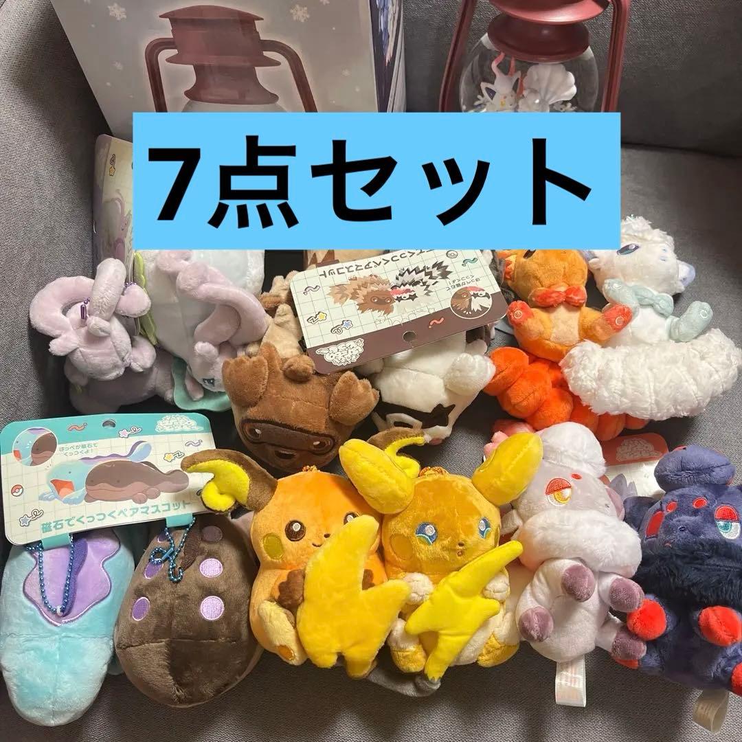 磁石でくっつくペアマスコット にたものどうし ポケモン　6種セット　スノードーム Amazon.co.jp: ポケモンセンターオリジナル 磁石でくっつくペア
