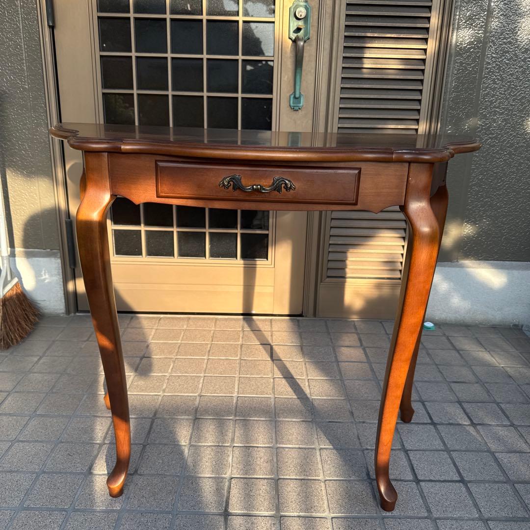 カリモク家具 猫脚 アンティークテーブル