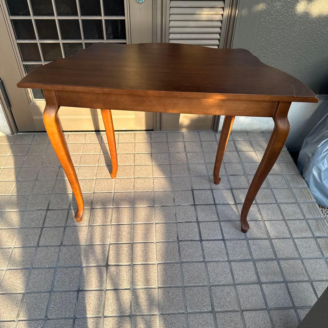 カリモク家具 猫脚 アンティークテーブル