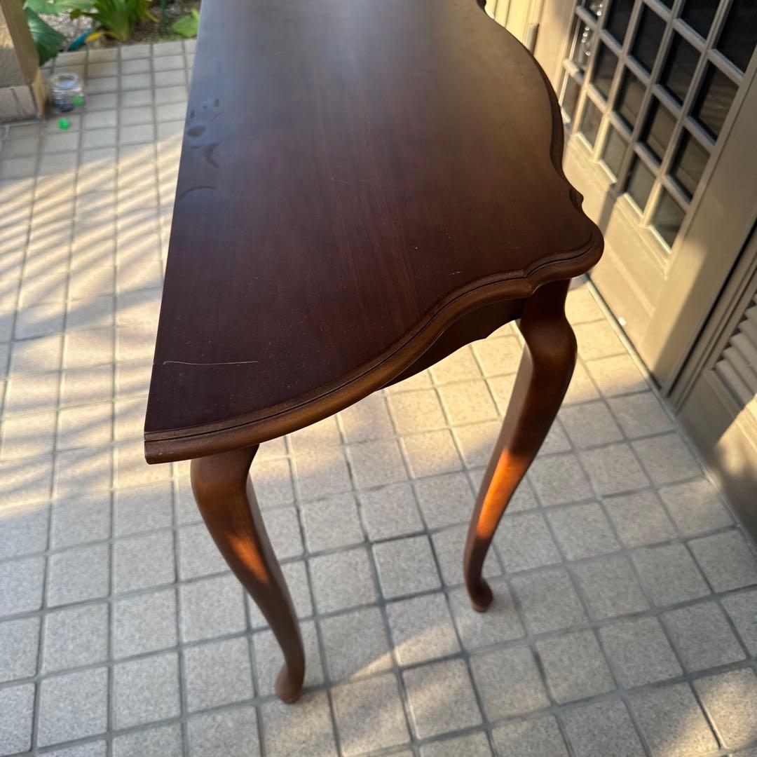 カリモク家具 猫脚 アンティークテーブル