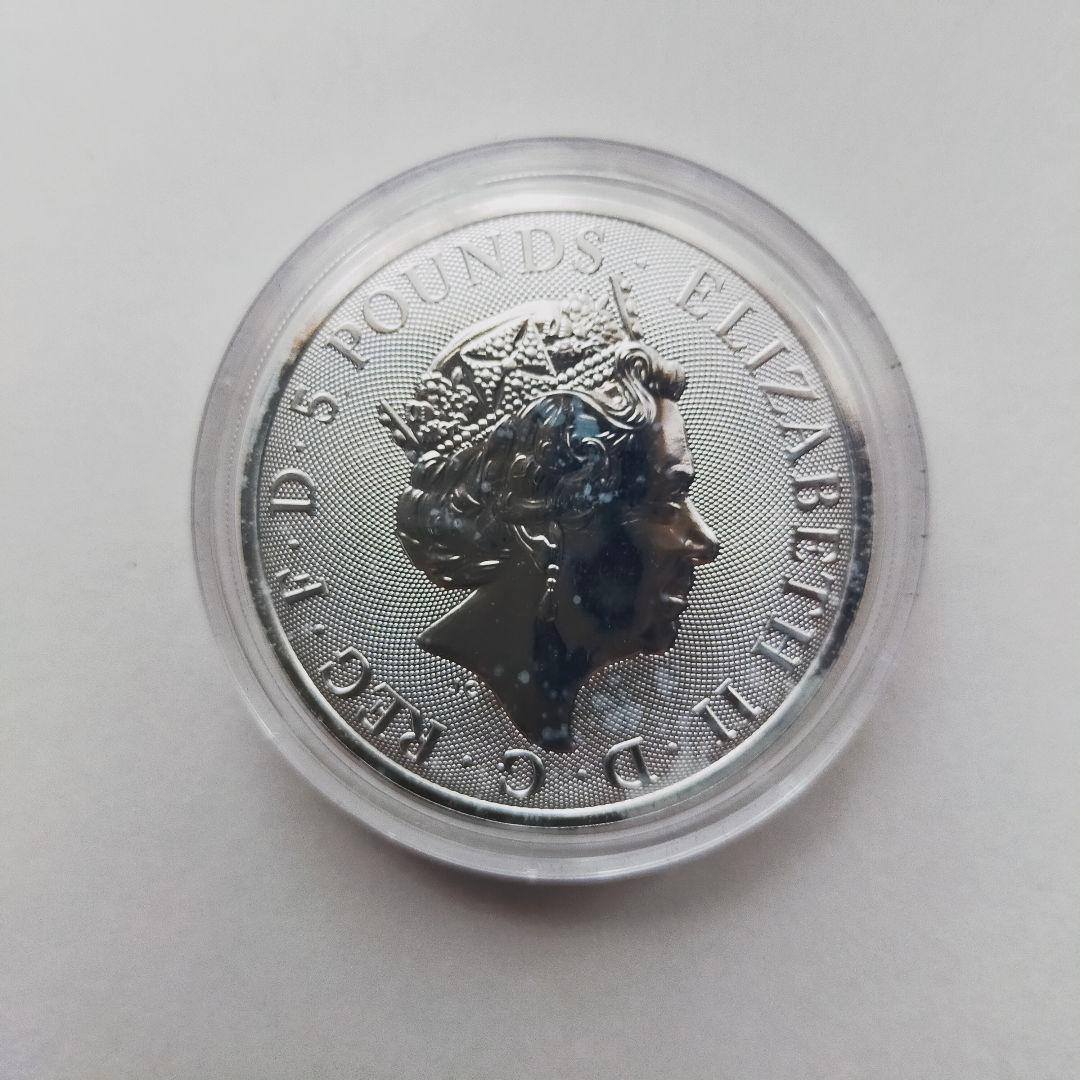 2022年 2OZ ロイヤルチューダービースト銀貨