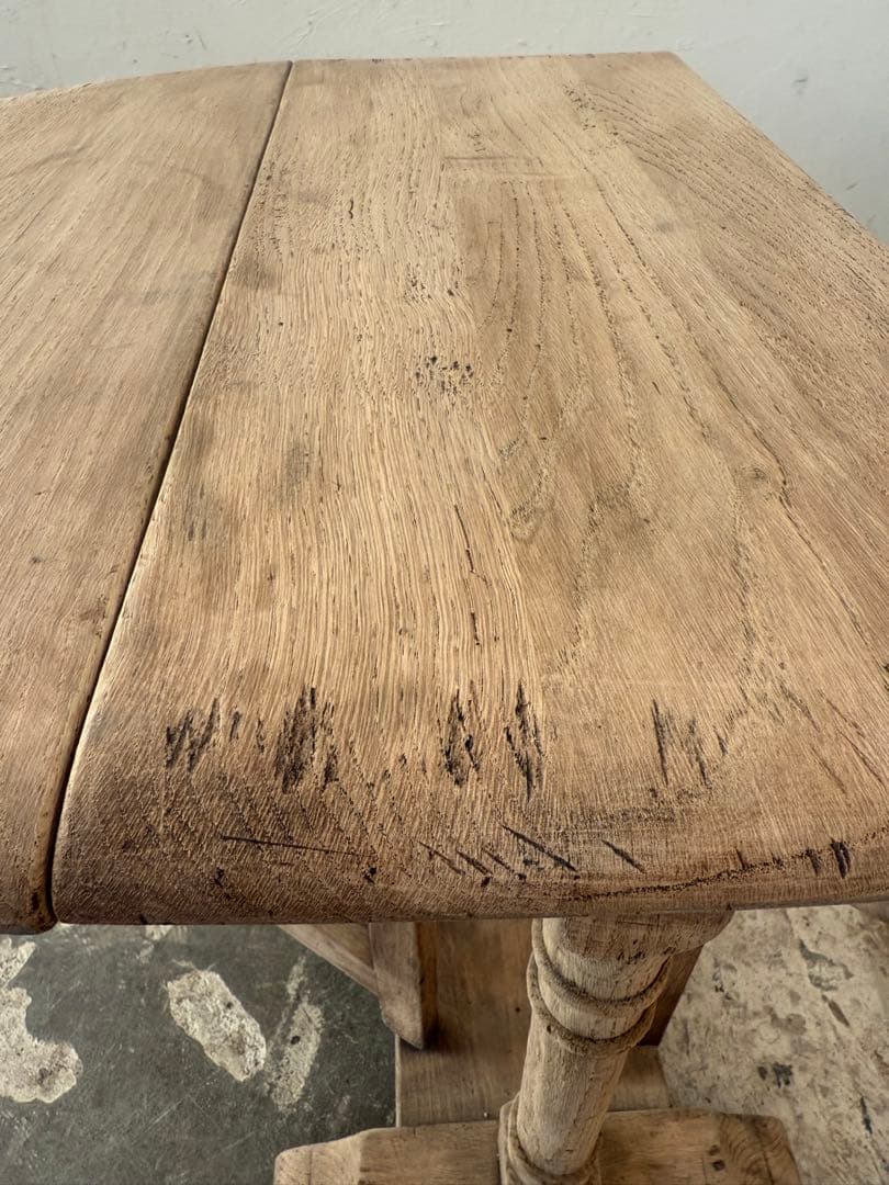 ビンテージ　ゲートレッグテーブル ドロップリーフテーブル 剥離