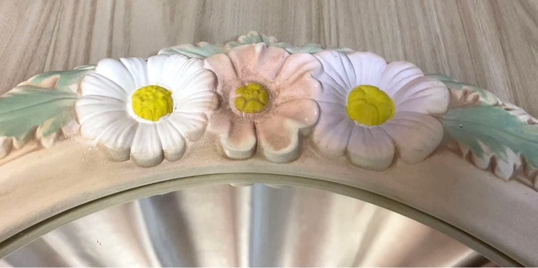 イタリア　ミラー　陶器製