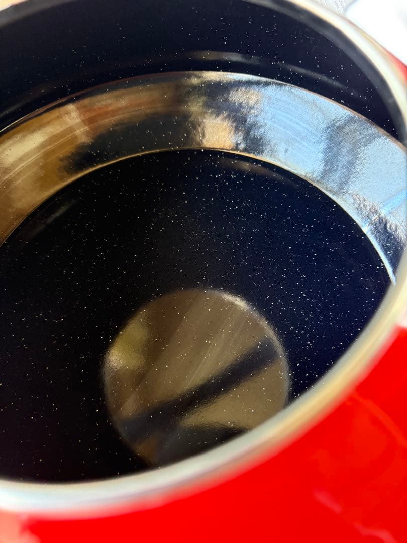 やかん　【ほぼ新品】LE CREUSET ケトル【禅】赤　1.5L