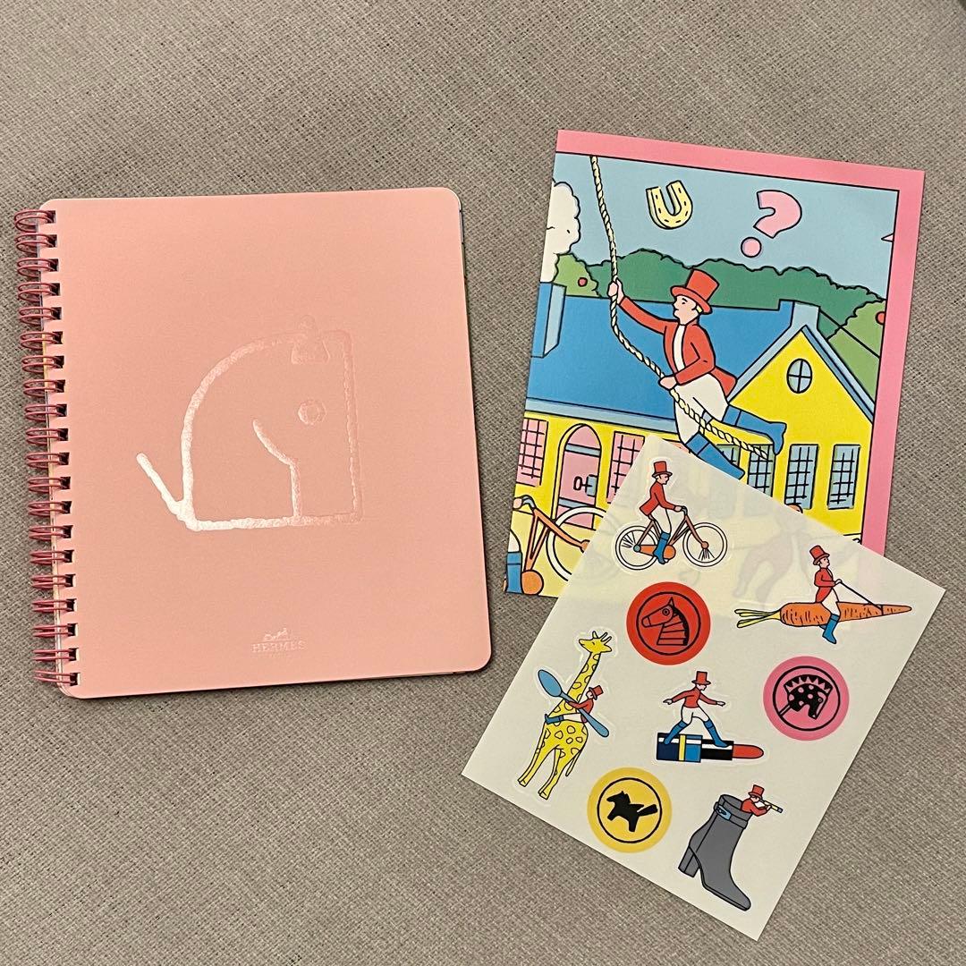 HERMES エルメスの馬さがし ノート ピンク - メルカリ
