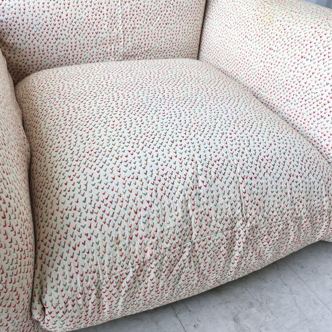 取付無料！アルフレックス マレンコ 柄カバー付きシングルファブリックソファ✨