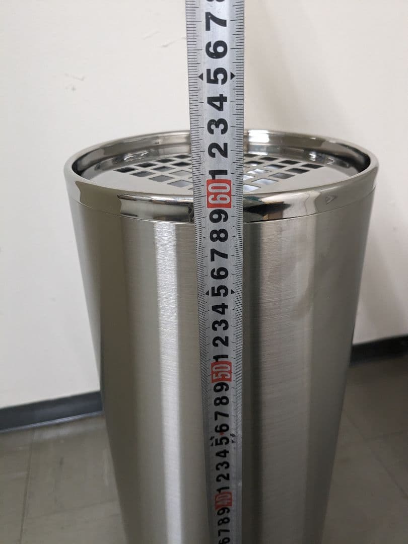 業務用 スタンド灰皿（屋内・屋外共用）/ ステンレス製　2台セット