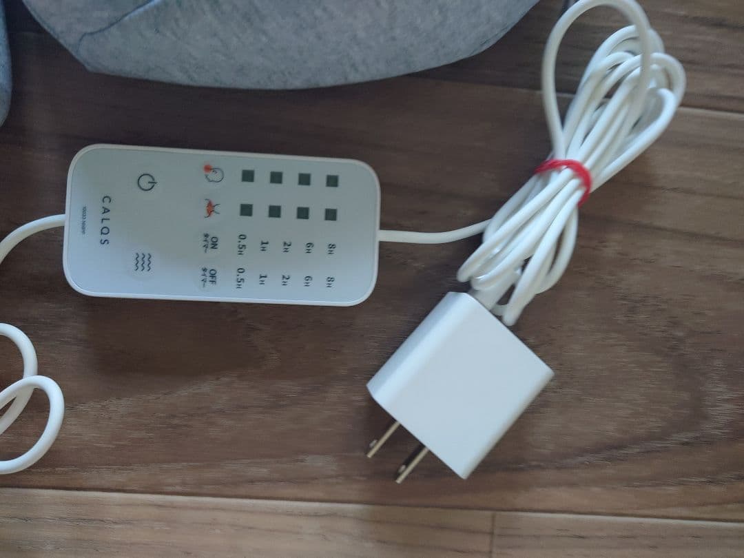 CALQS（カルクス)首と肩がホッとする枕PLUS カバー付き　ライトグレー