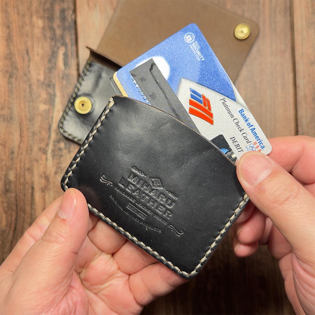 クロムエクセル・ブラック茶芯｜ ショートトラッカーウォレット