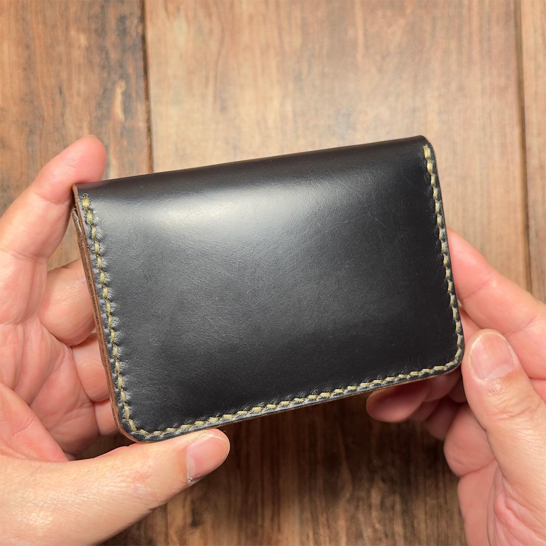 クロムエクセル・ブラック茶芯｜ ショートトラッカーウォレット