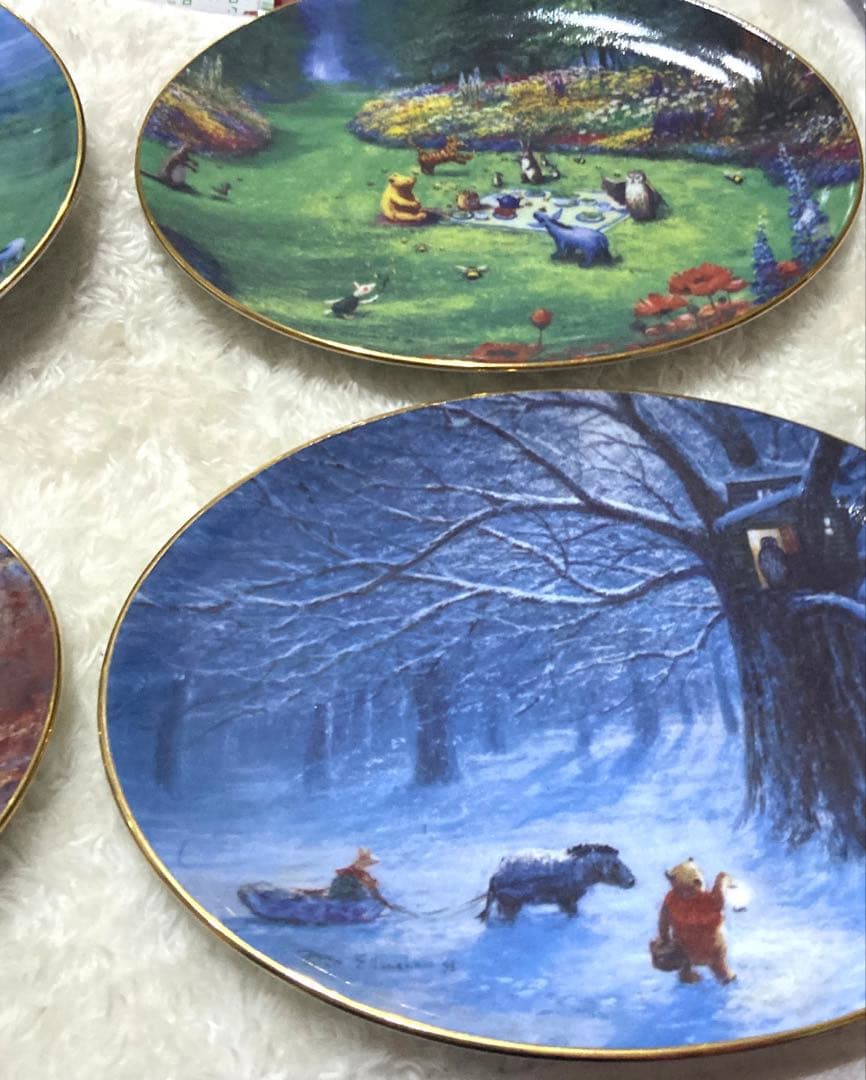 クラシックプー 四季プレート4枚セット ピーターエレンショー - メルカリ