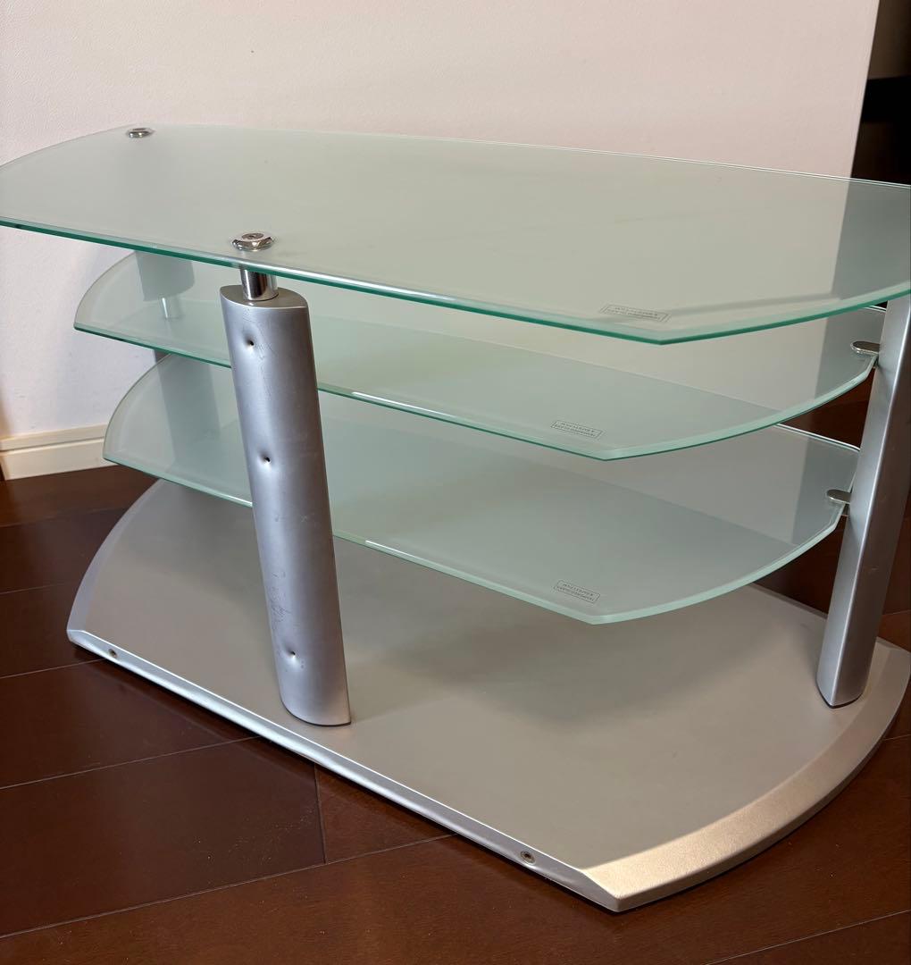 ガラステレビ台(32v~43v型対応)AVラック❤️送料無料