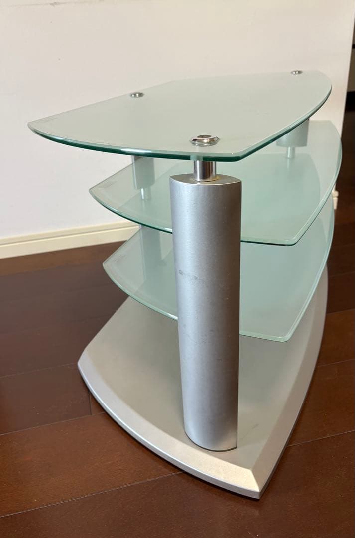 ガラステレビ台(32v~43v型対応)AVラック❤️送料無料