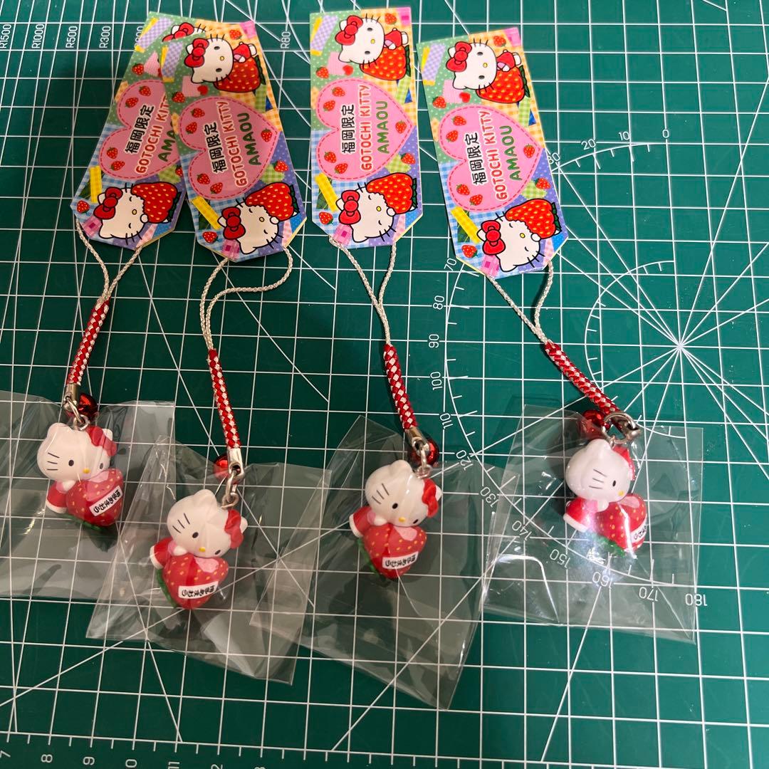 GOTOCHI KITTY ご当地キティ 福岡限定 あまおう4点セット - メルカリ