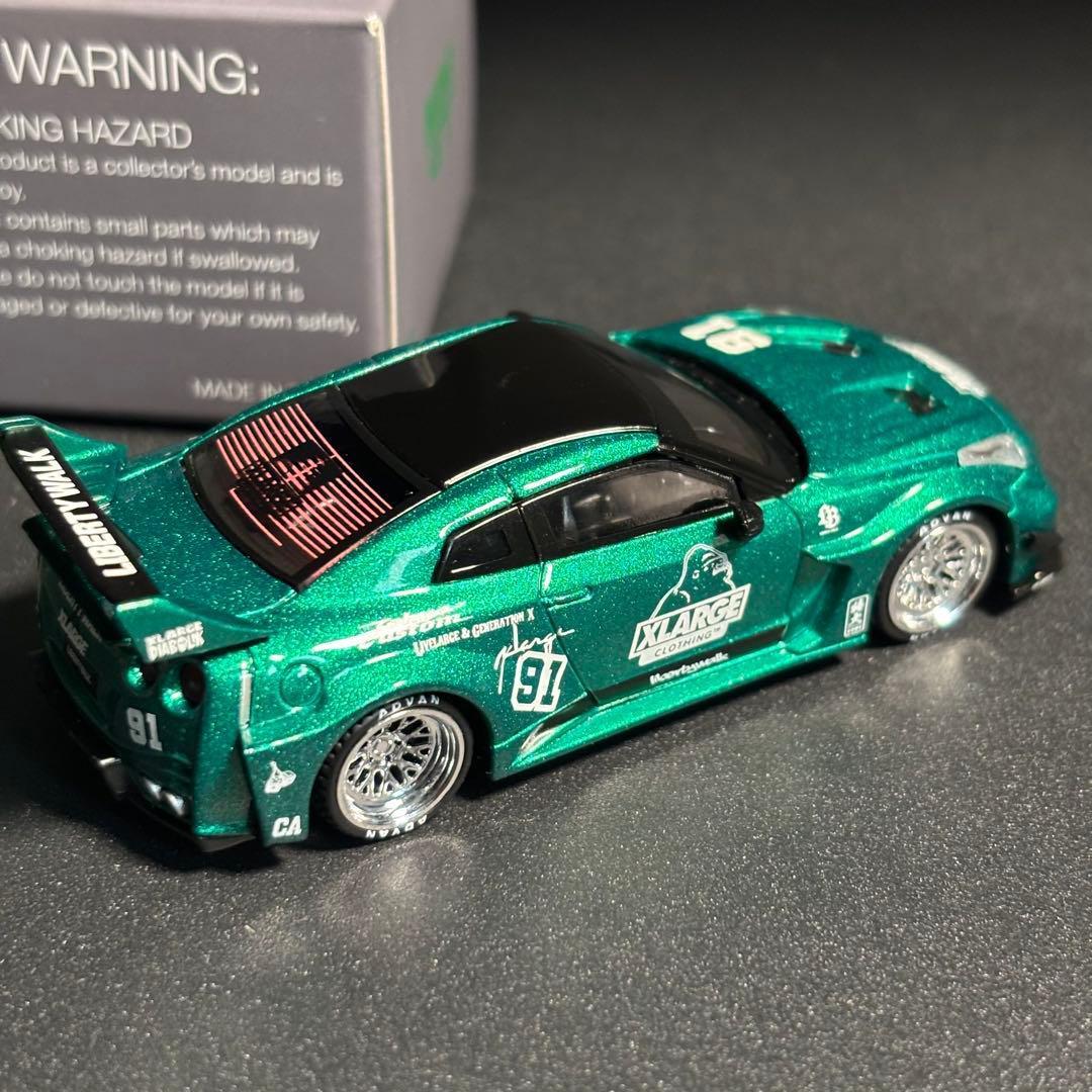 MINIGT LBWK × XLARGE GT NISSAN 35GT 緑 - メルカリ
