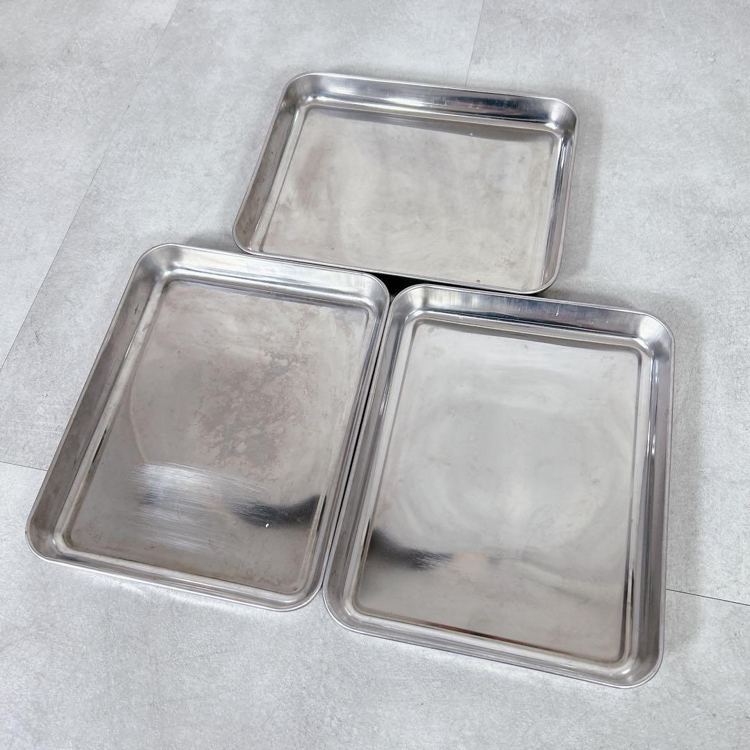 X349 ステンレス 角バット キャビネット 0号缶他 18点セット 調理器具