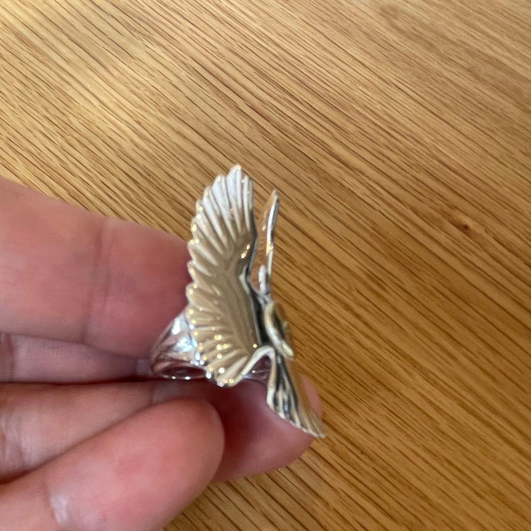 希少 イーグル リング 指輪 アクセサリー ハンドメイド ノーブランド アメカジ