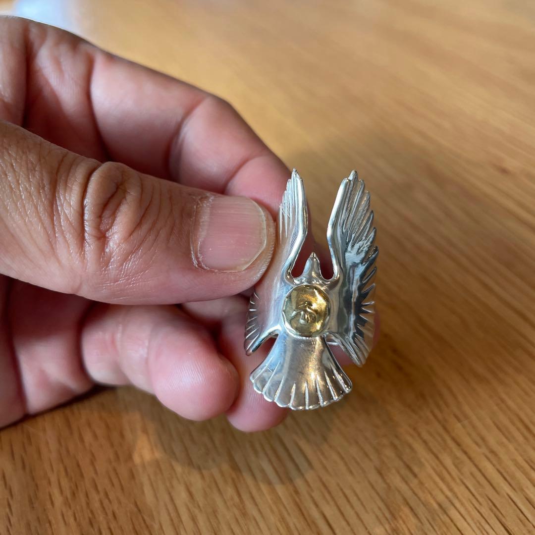希少 イーグル リング 指輪 アクセサリー ハンドメイド ノーブランド アメカジ