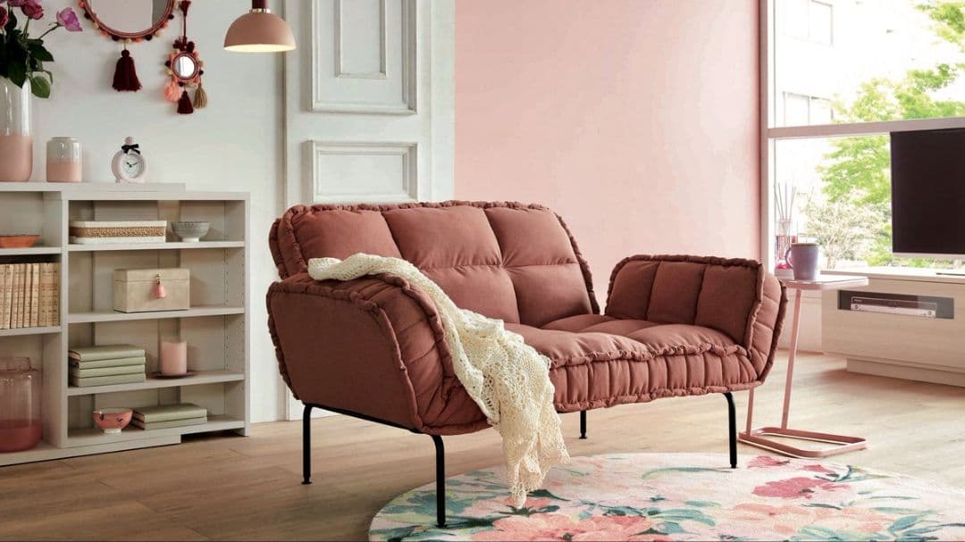 限定レア Francfranc ソファー ベッド ピンク フランフラン ソファ