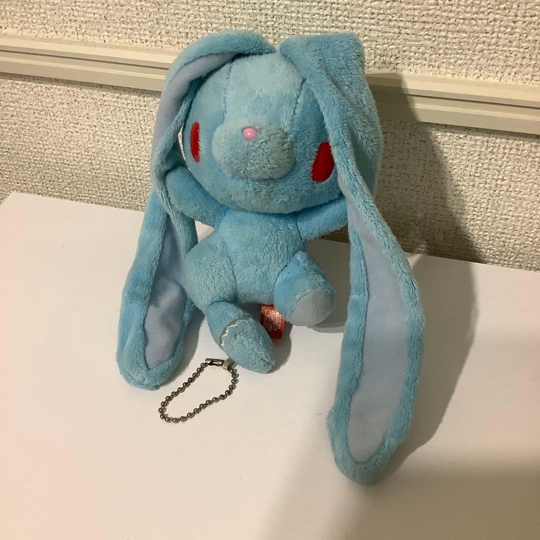 チャックスGP 汎用うさぎ ぬいぐるみ まんまと罠にver. 水色