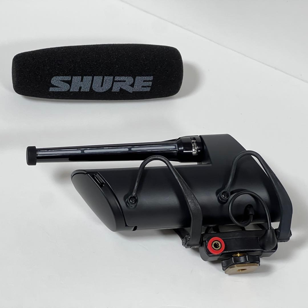 美品　SHURE カメラマウントマイクロホン（国内正規品）