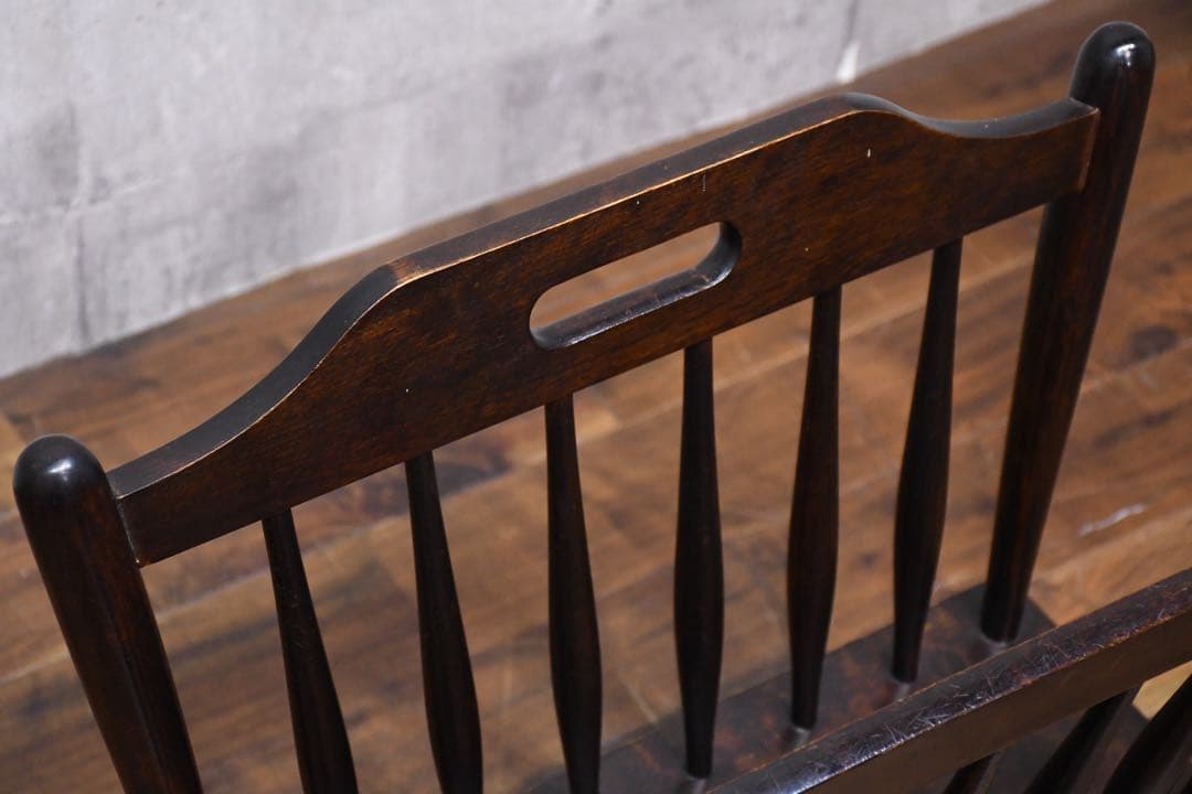 EAK25 松本民芸家具 A型 マガジンラック 水目桜/ミズメザクラ無垢材