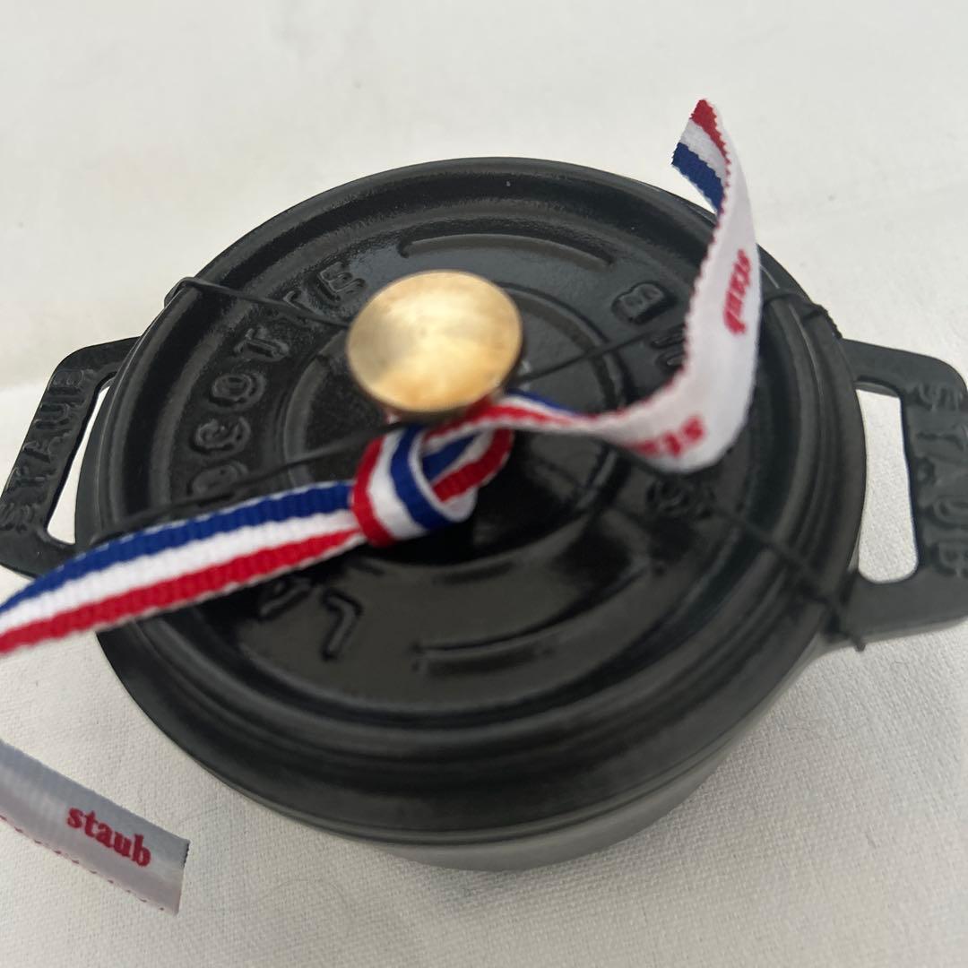 Staub ピコ・ココット ラウンド ブラック 10cm 0.25L 未使用品