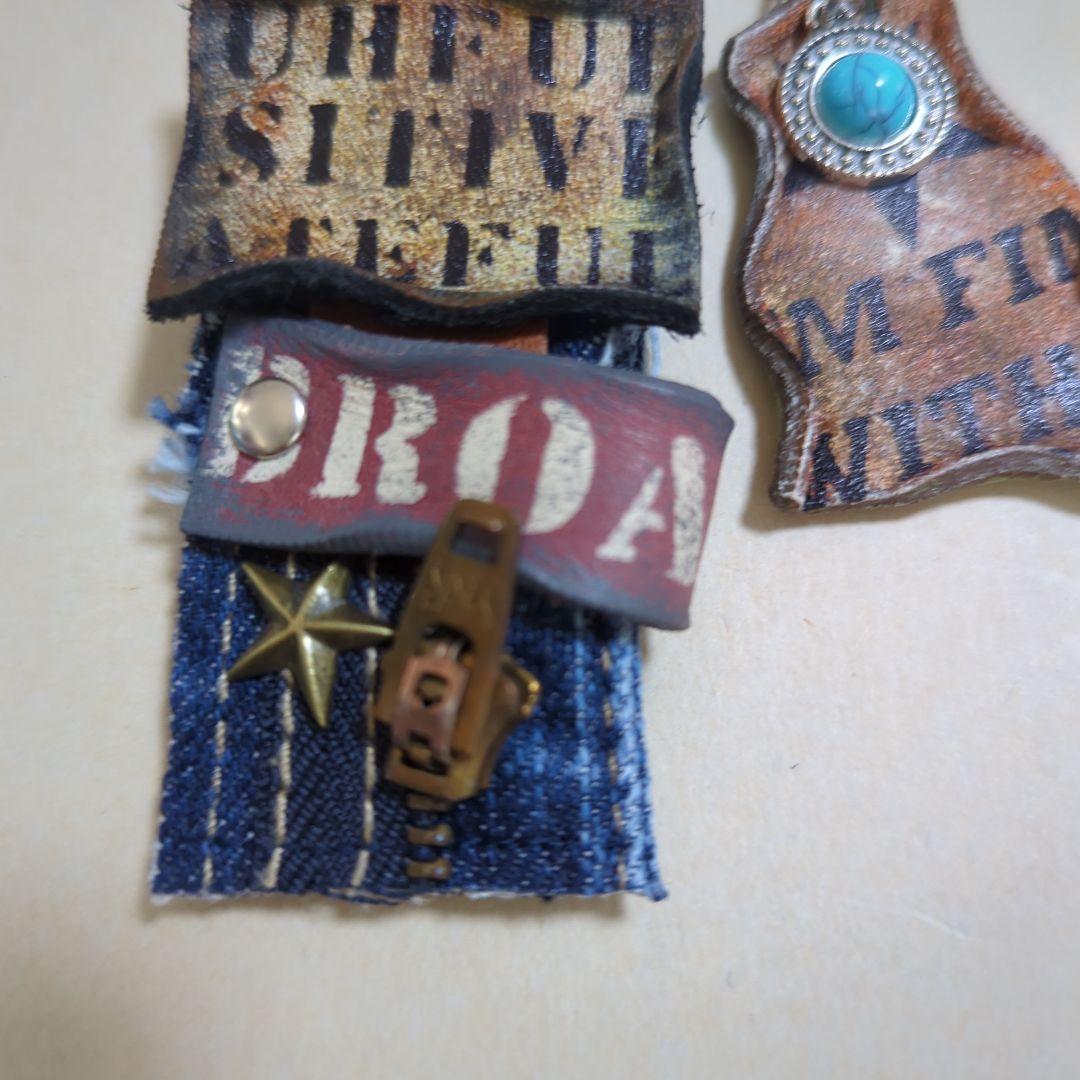 デニムリメイクチャーム - メルカリ