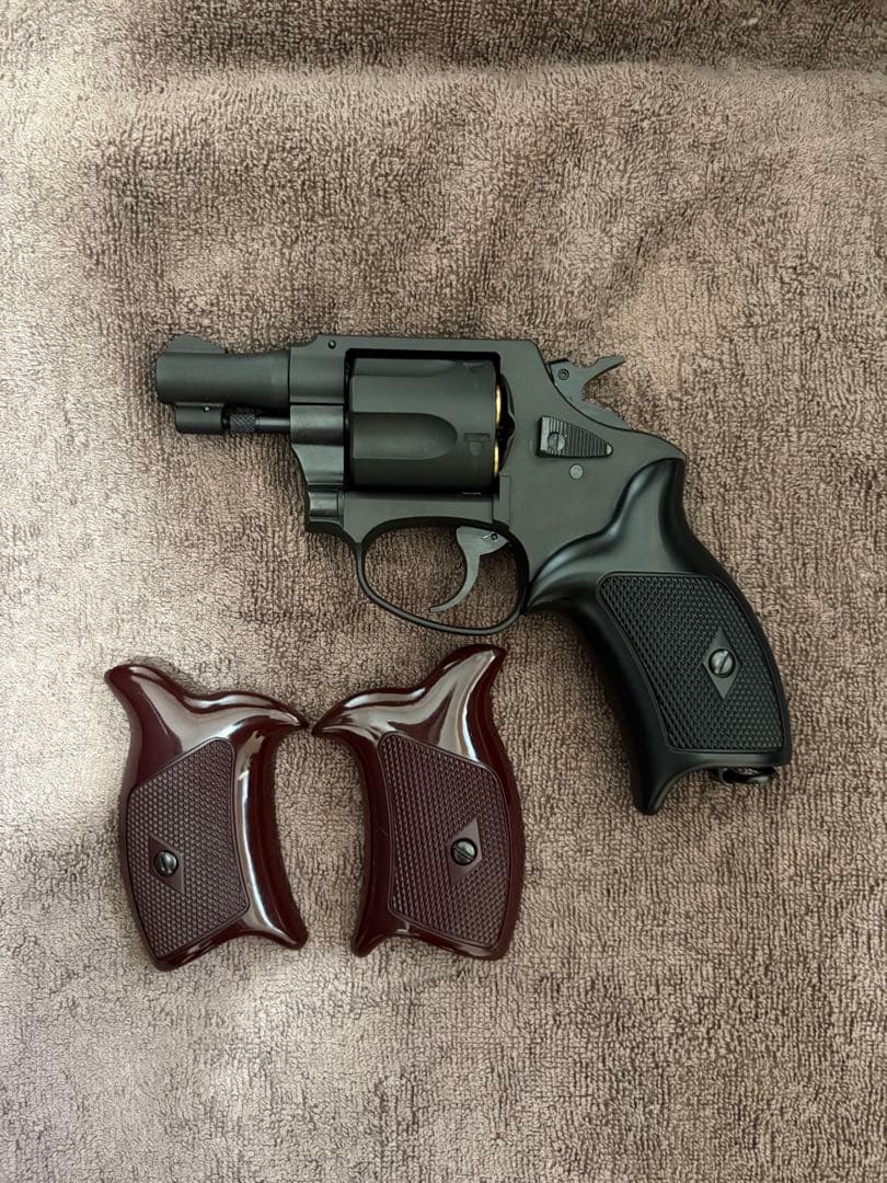 希少　マルシン　ポリスリボルバー　51mm銃身　ブラックHW ブラックグリップ