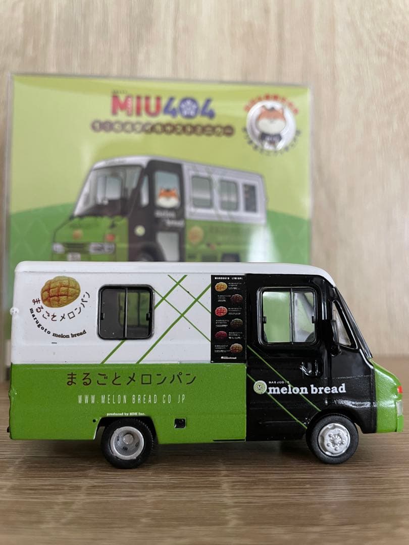 破損あり【初回特典付き】MIU404 まるごとメロンパン号 ミニカー箱