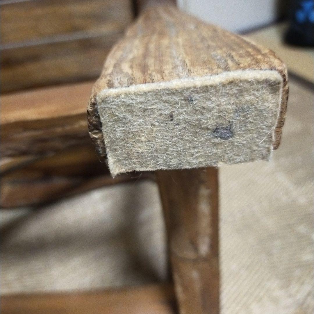 直接引取り限定!】オールドチーク 無垢材 ナチュラルウッド チェア