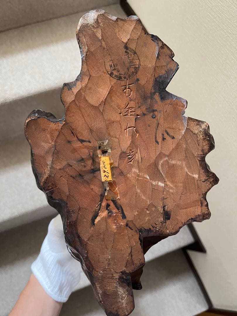 希少　年代物　高価　木彫りの鷲　ワシ　鷹　タカ