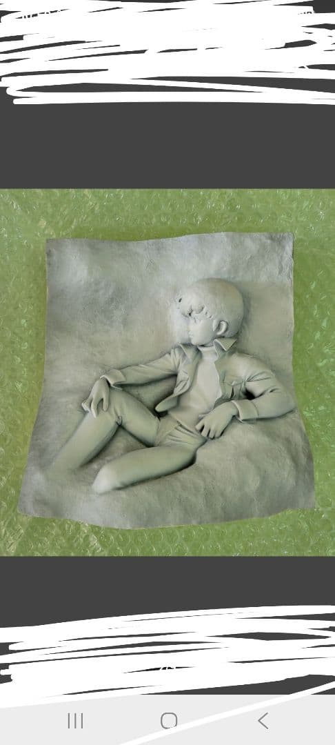 ガンダム アムロレイ 1/5 砂の十字架 レリーフ ビッグサイズ ガレージキット