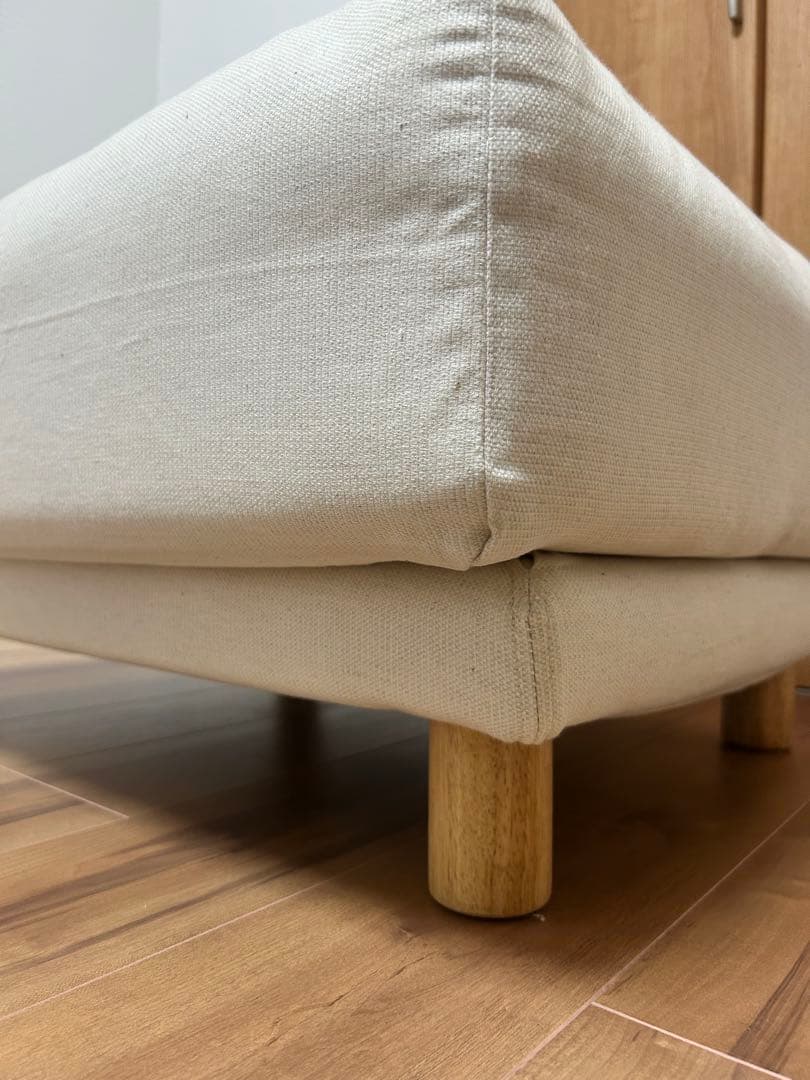 無印良品　オットマン　フェザー　ポケットコイル　未使用