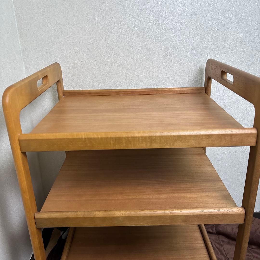 karimoku キッチン ワゴン キャスター付き　3段