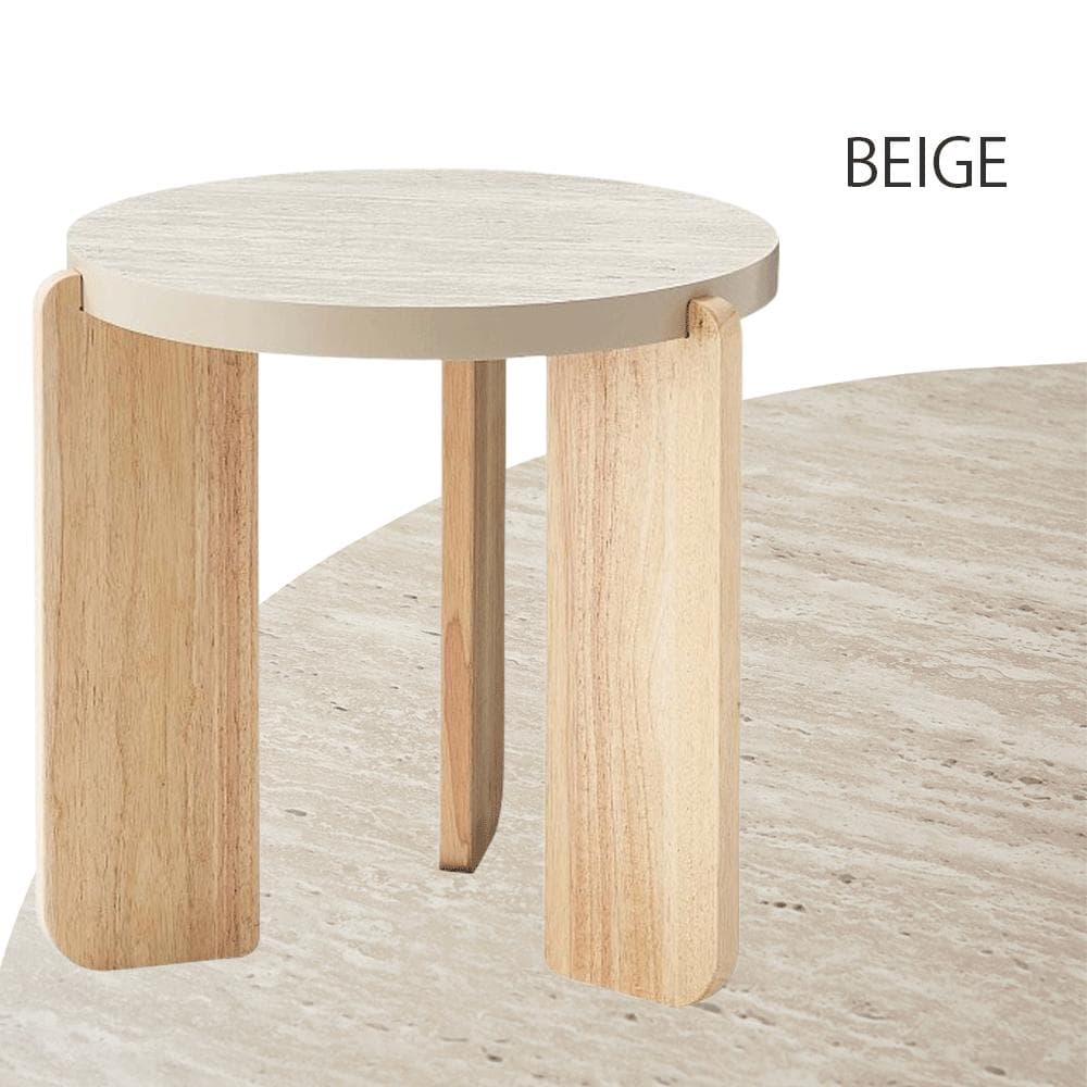 新品 送料込み センターテーブル ベージュ S L 2台セット