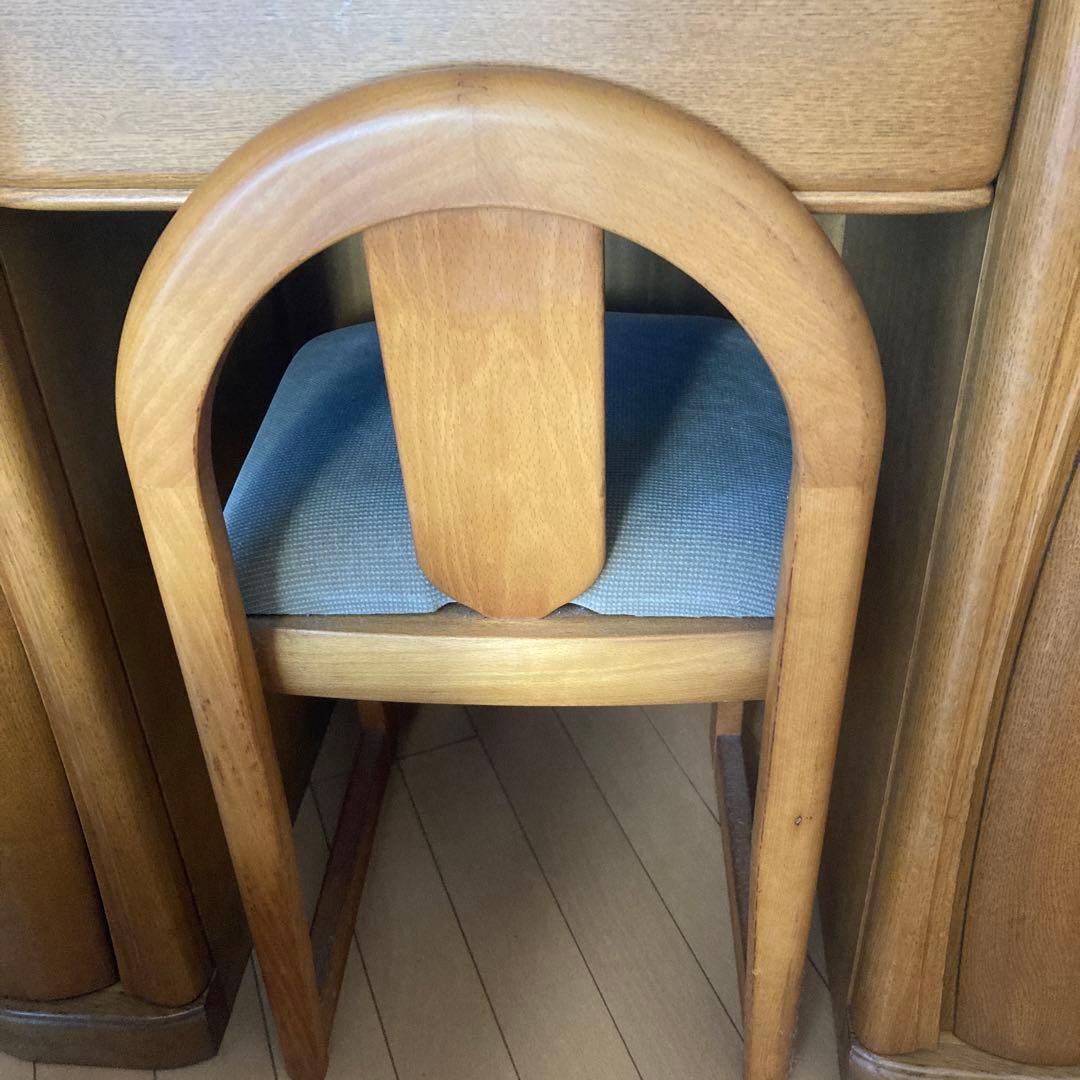 ドレッサー化粧台★ナラの木　天然木　椅子は別料金セット売りです