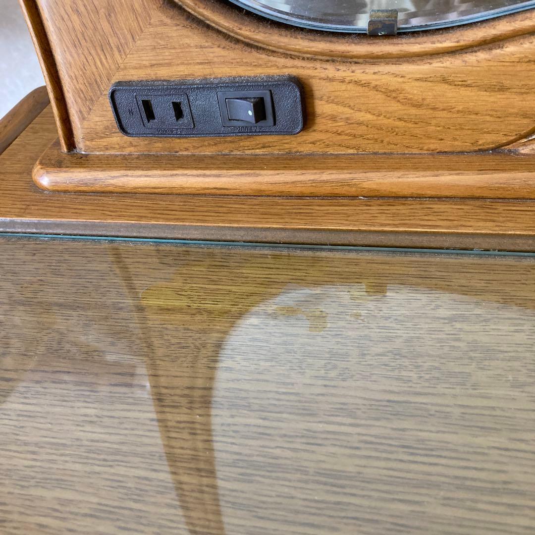 ドレッサー化粧台★ナラの木　天然木　椅子は別料金セット売りです