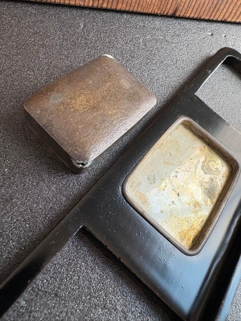 極美品/希少】時代物 金蒔絵 硯箱 フルセット 鶏竹紋 大正期 骨董