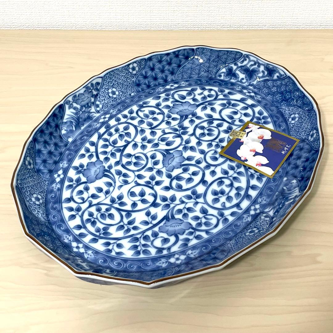 龍峰窯 美濃焼 ネジリ祥瑞オードブル皿 ［三洋陶器株式会社］ - メルカリ