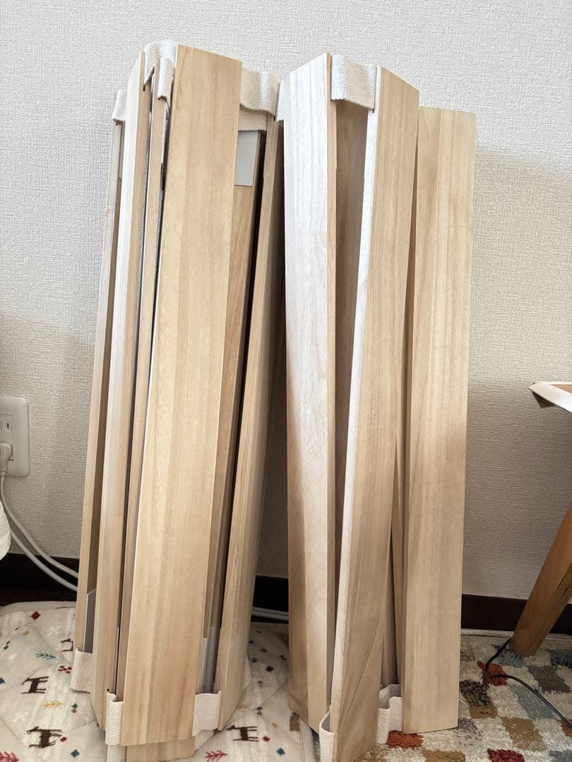 天然木 ロール式すのこベッド 3サイズ展開