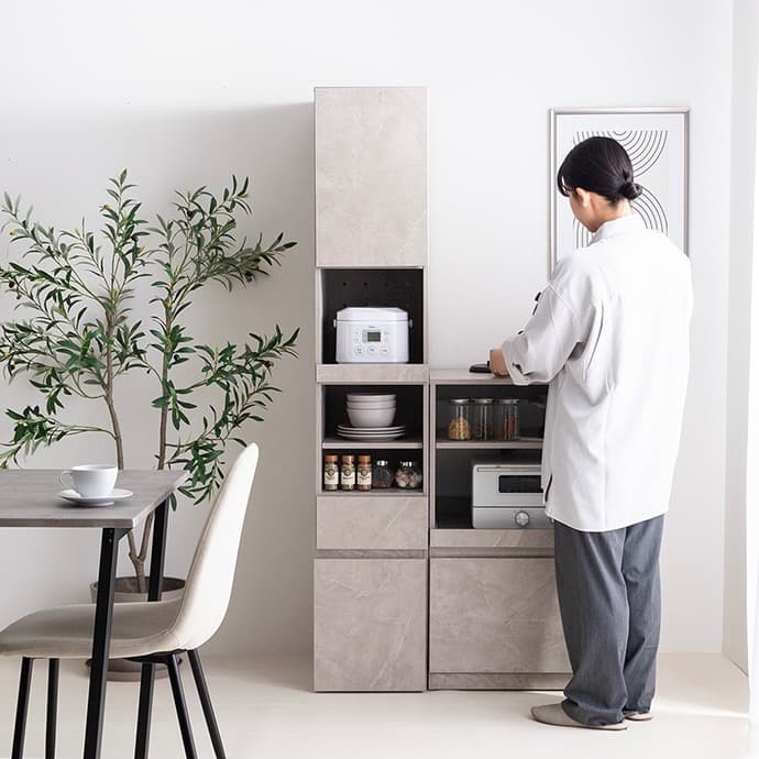 【幅32cm】Topu 隙間キッチン収納 スライド コンセント