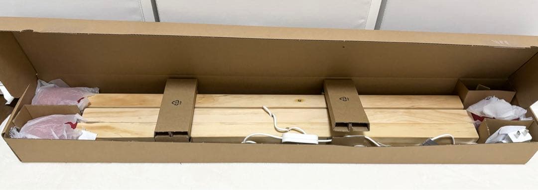 IKEA STRÅLA ストローラ LEDフロアランプ マッチ棒 木製 限定照明